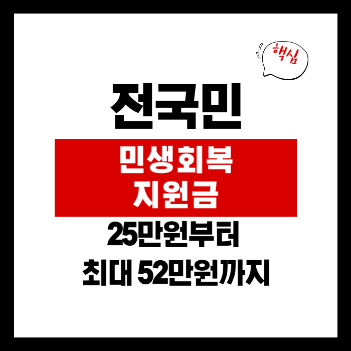 전국민 민생회복지원금