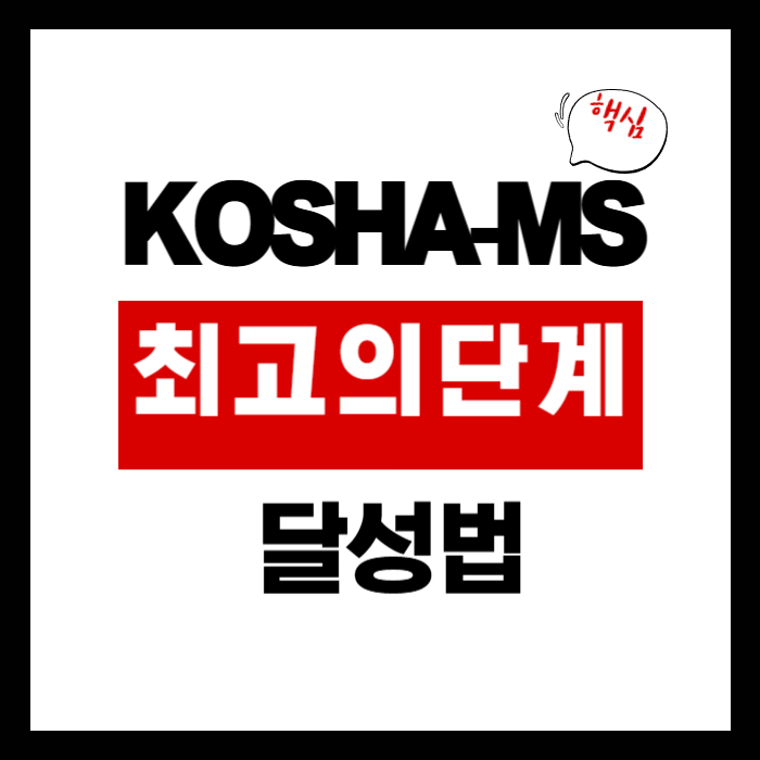 KOSHA-MS 최고단계
