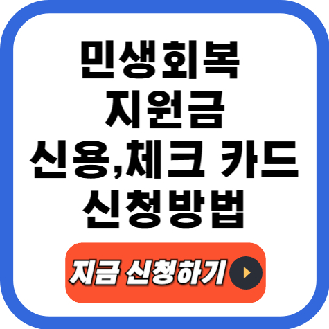 민생회복 소비쿠폰