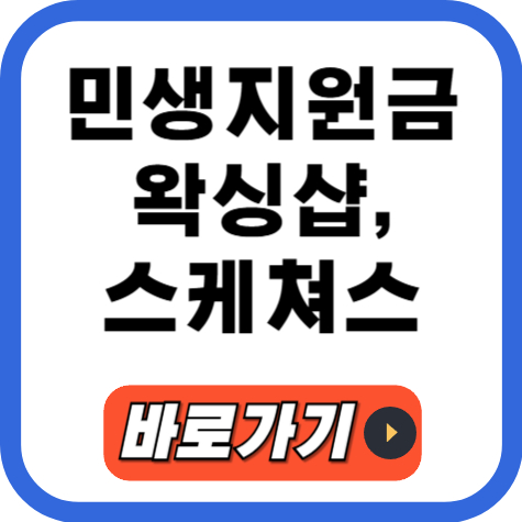 민생 소비쿠폰 지원금 왁싱샵 결제
