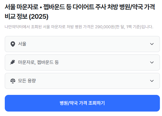 서울 마운자로