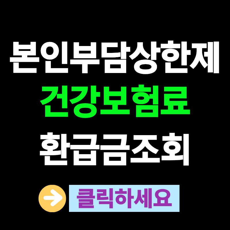 건강보험료 환급금