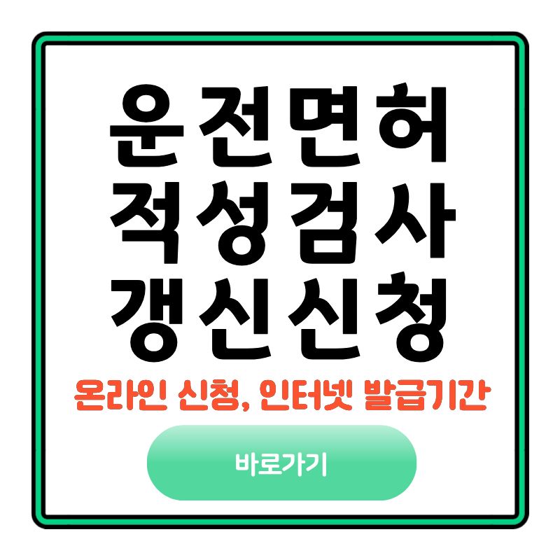 운전면허적성검사