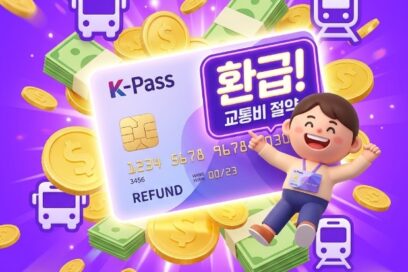 K-패스 교통카드 환급 총정리: 교통비 최대 53% 절약 하는 법