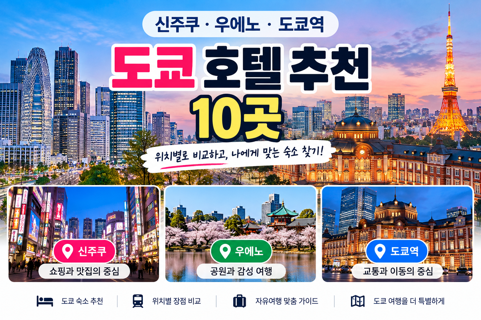 도쿄 호텔 추천